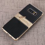 Wholesale Galaxy Note 8 Slim Fit Kickstand Hybrid Case (Champagne Gold)